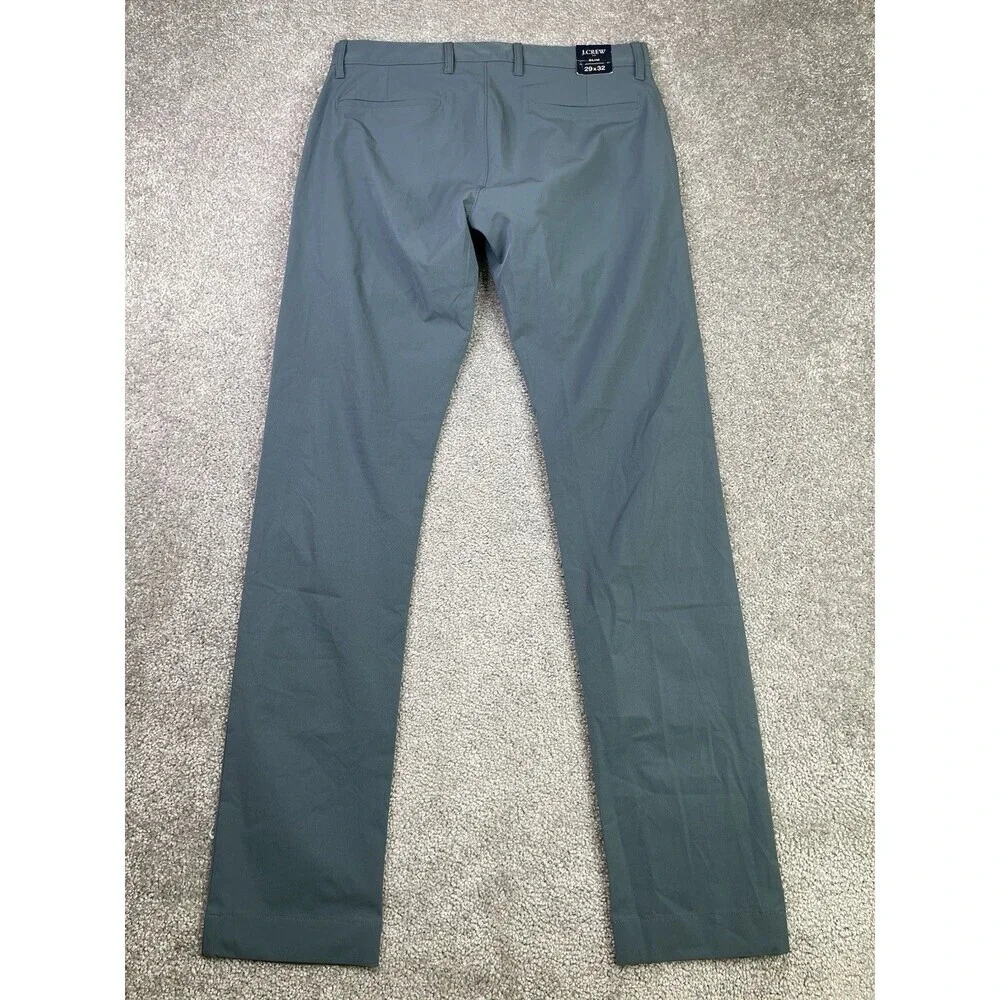 J. Crew Factory Flex Pants Men's 29X31 Slim Straight Tech Chino Stretch Workwear